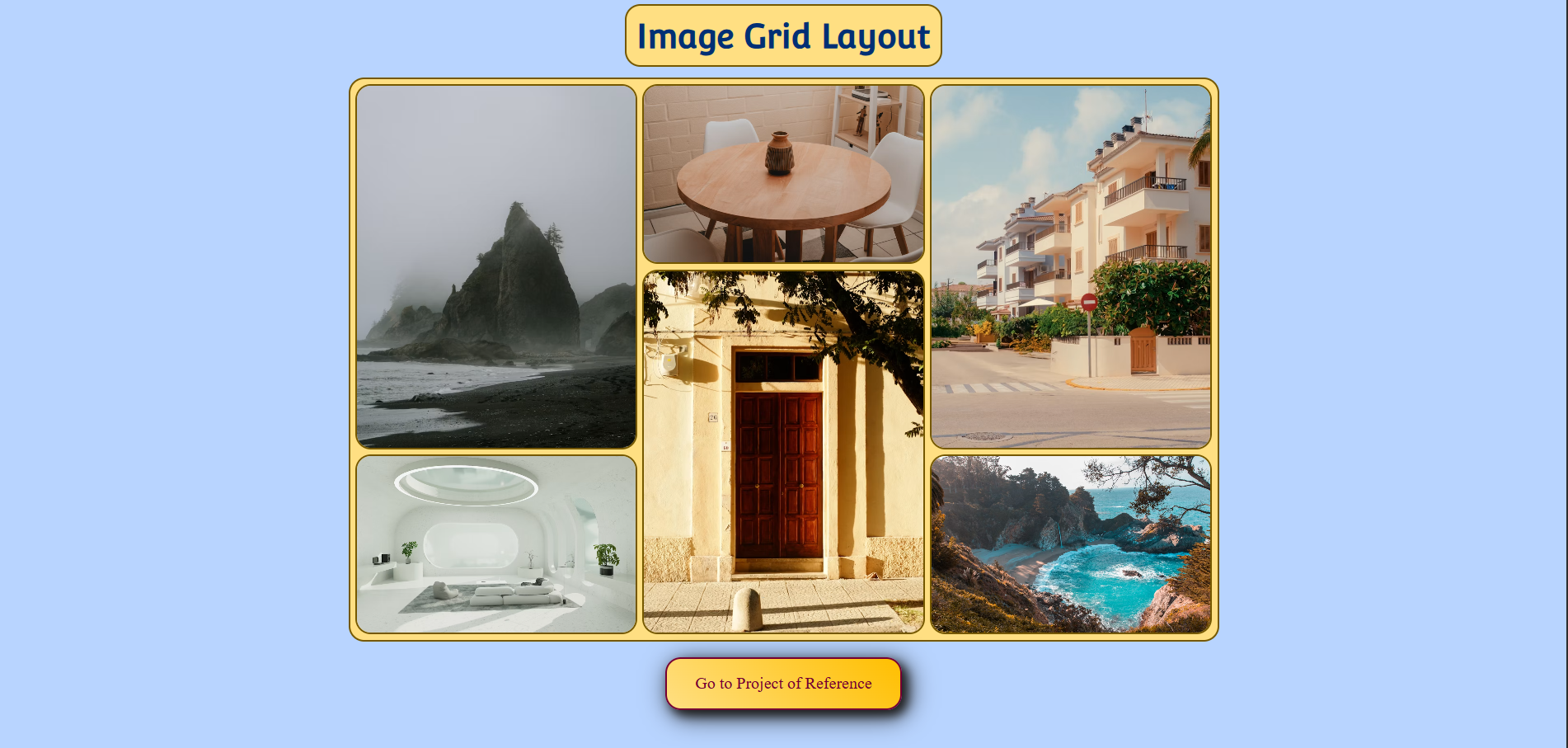 Image Grid Layout screenshot