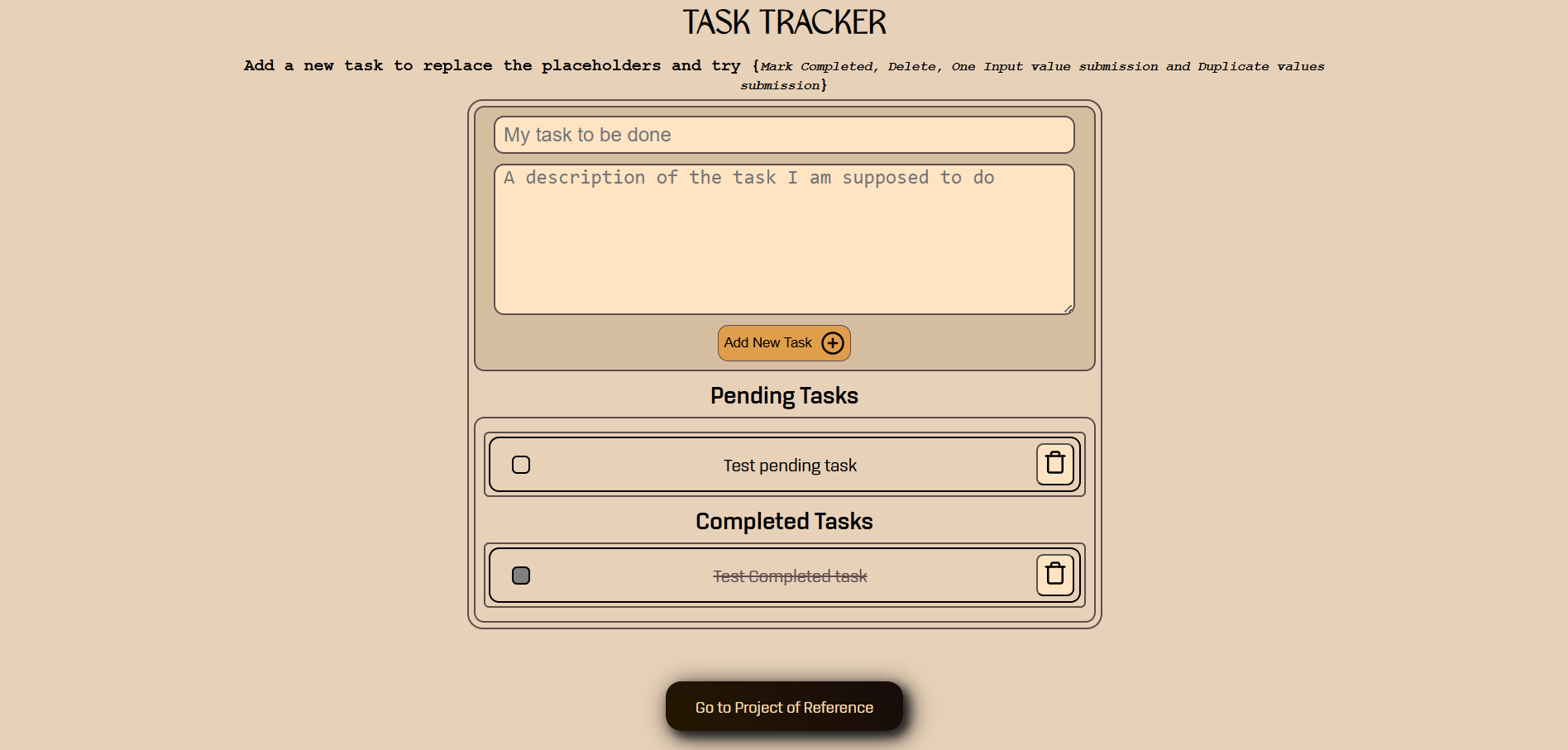 Task Tracker screenshot